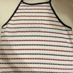 PAC sun wet seal halter top heart details